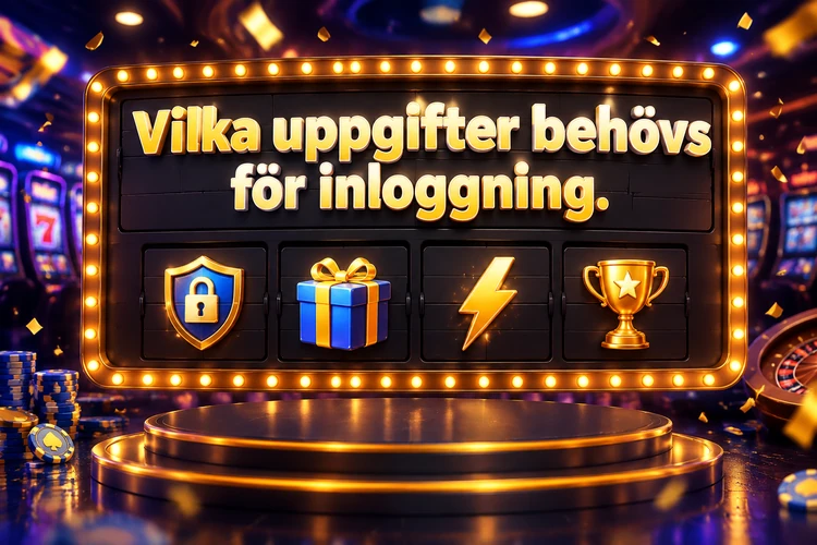 Vilka uppgifter behövs för inloggning