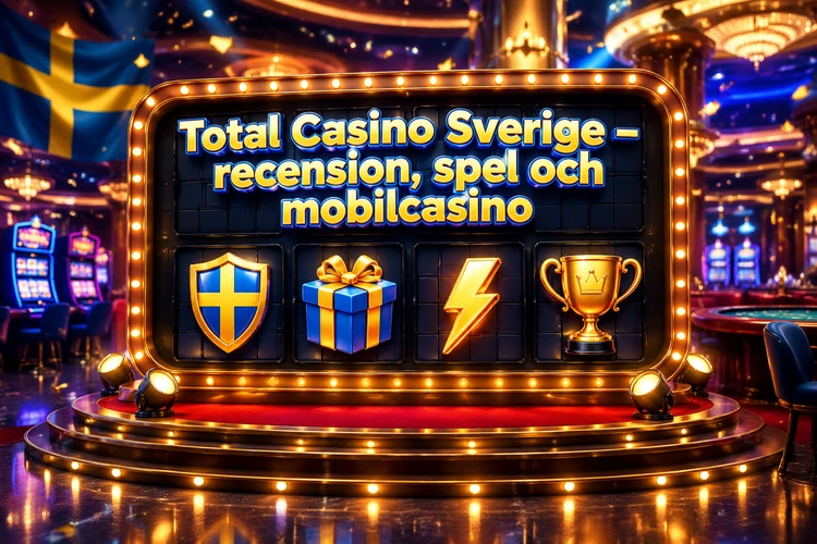 Total Casino Sverige - recension, spel och mobilcasino